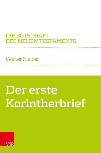 Produktbild: Der erste Korintherbrief