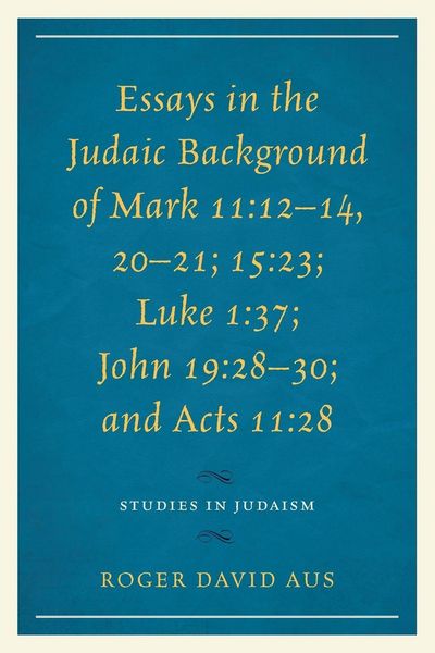 Produktbild: Essays in the Judaic Background of Mark 11