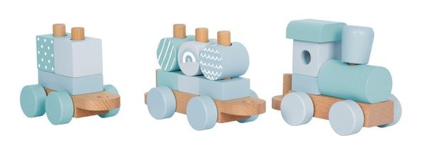 Produktbild: Holzzug blau