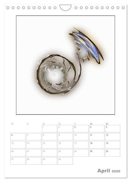 Produktbild: Kunst - Abstrakt - Skurril (Wandkalender 2026 DIN A4 hoch), CALVENDO Monatskalender