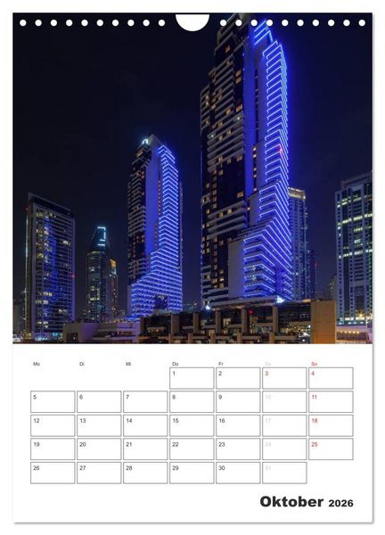 Produktbild: Vertical Dubai 2026 (Wandkalender 2026 DIN A4 hoch), CALVENDO Monatskalender
