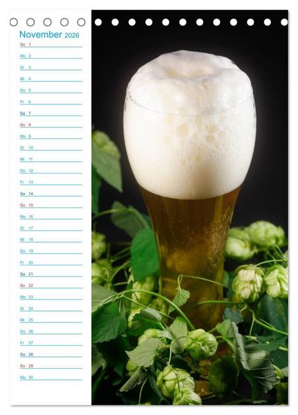 Produktbild: Bier (Tischkalender 2026 DIN A5 hoch), CALVENDO Monatskalender