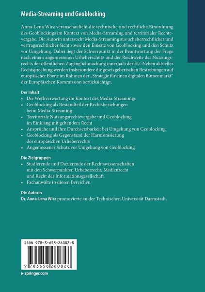 Produktbild: Media-Streaming und Geoblocking