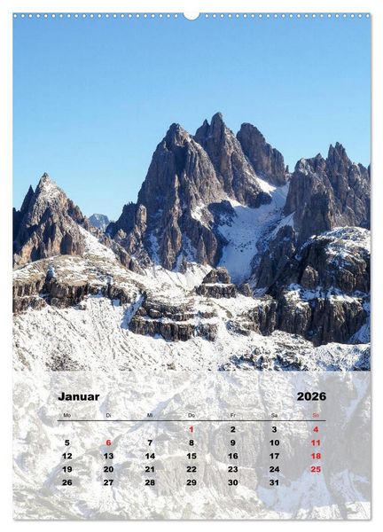 Produktbild: Bergwelten (hochwertiger Premium Wandkalender 2026 DIN A2 hoch), Kunstdruck in Hochglanz