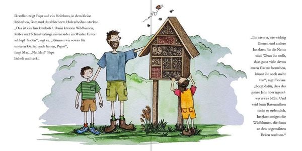 Lotte und Max besuchen die Bienen