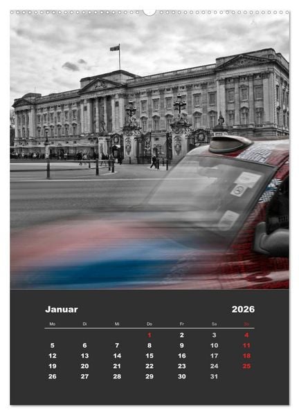 Produktbild: Glanzlichter einer Metropole LONDON (Wandkalender 2026 DIN A2 hoch), CALVENDO Monatskalender