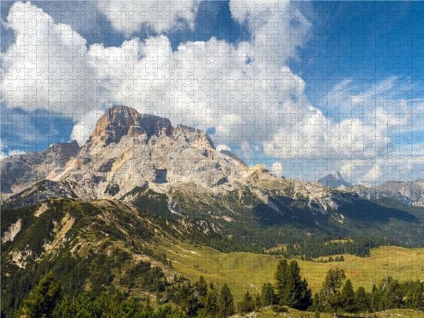 CALVENDO Puzzle Ein Motiv aus dem Kalender Dolomitenberggipfel | 1000 Teile Lege-Größe 64x48cm Foto-Puzzle für glückliche Stunden