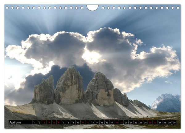 Produktbild: Weltkulturerbe Dolomiten S&uuml;d Tirol (Wandkalender 2026 DIN A4 quer), CALVENDO Monatskalender