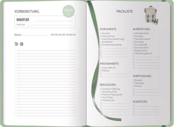 Produktbild: Wandertagebuch-Berge