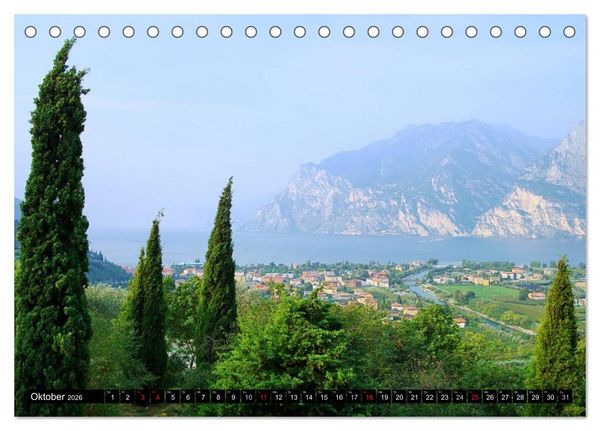 Produktbild: Gardasee (Tischkalender 2026 DIN A5 quer), CALVENDO Monatskalender