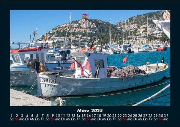 Produktbild: Boote 2025 Fotokalender DIN A5