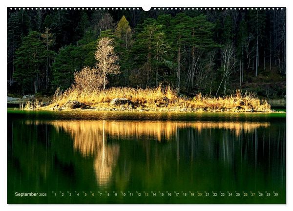 Produktbild: Magie gespiegelter Welten (Wandkalender 2026 DIN A2 quer), CALVENDO Monatskalender