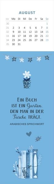 Produktbild: Lesezeichenkalender B&uuml;cherliebe 2027