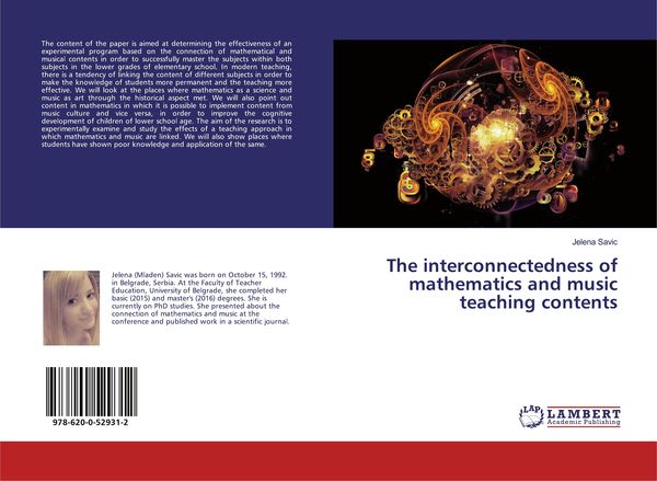 Produktbild: The interconnectedness of mathematics and music teaching contents