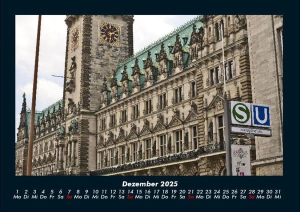 Produktbild: Hamburg 2025 Fotokalender DIN A4