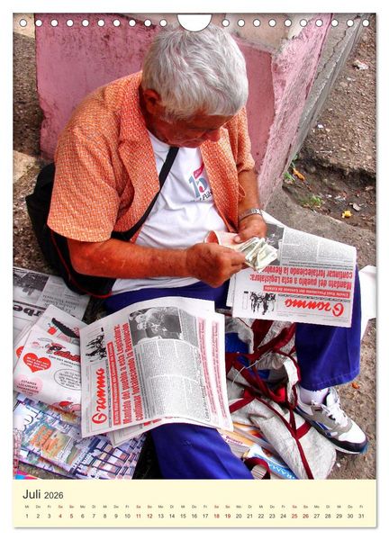Produktbild: Zeitungsh&auml;ndler - Unterwegs in der Altstadt von Havanna (Wandkalender 2026 DIN A4 hoch), CALVENDO Monatskalender