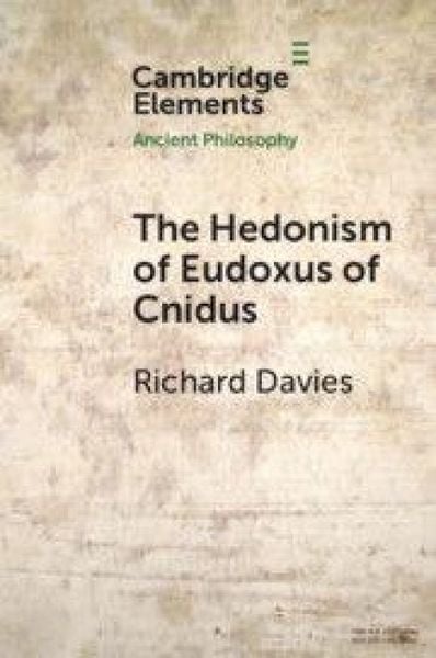 Produktbild: The Hedonism of Eudoxus of Cnidus