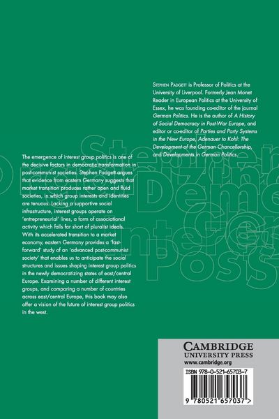 Produktbild: Organizing Democracy in Eastern Germany