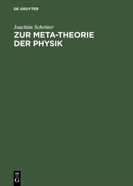 Produktbild: Zur Meta-Theorie der Physik