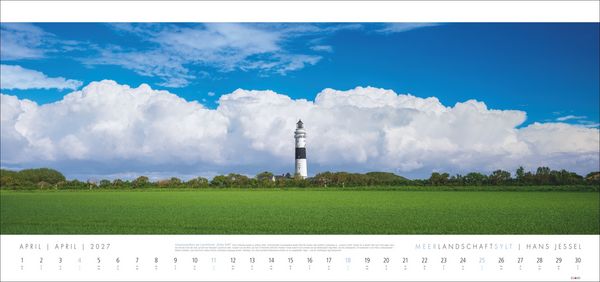 Produktbild: Meerlandschaft SYLT Kalender 2027 - Hans Jessel