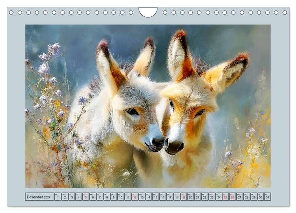 Produktbild: Zwergesel. Kleine Langohren mit gro&szlig;em Charme (Wandkalender 2027 DIN A4 quer), CALVENDO Monatskalender