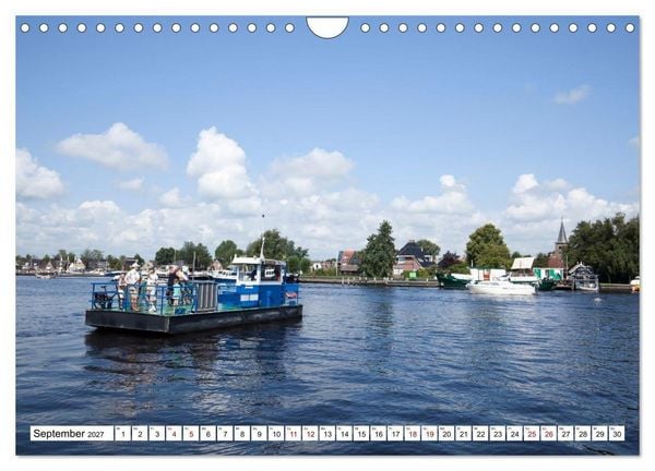 Produktbild: Hausbooturlaub Niederlande - Friesland und Groningen (Wandkalender 2027 DIN A4 quer), CALVENDO Monatskalender