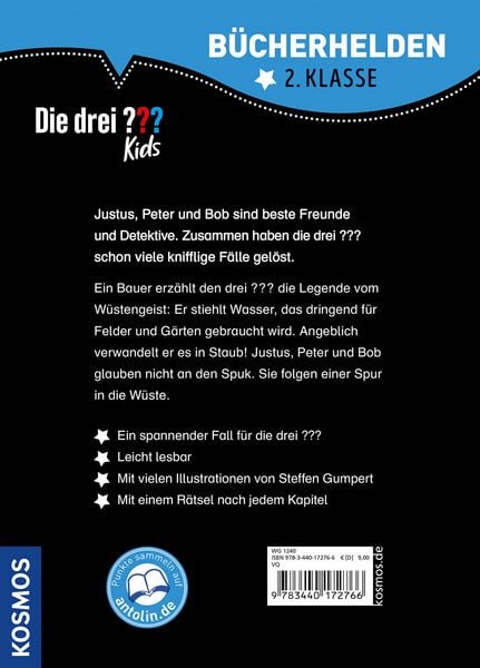 Die drei ??? Kids, Bücherhelden 2. Klasse, Der Wüstengeist