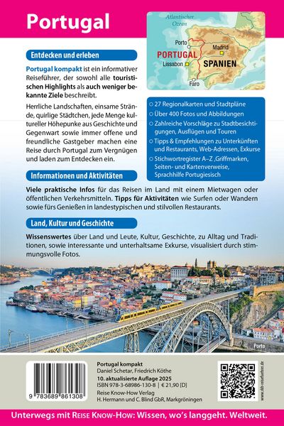 Produktbild: Reise Know-How Reiseführer Portugal kompakt