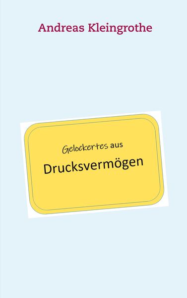 Produktbild: Gelockertes aus Drucksverm&ouml;gen