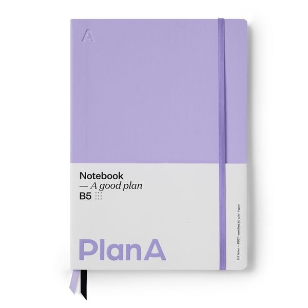 Produktbild: Notizbuch B5 Softcover Punktiert Mauve Purple