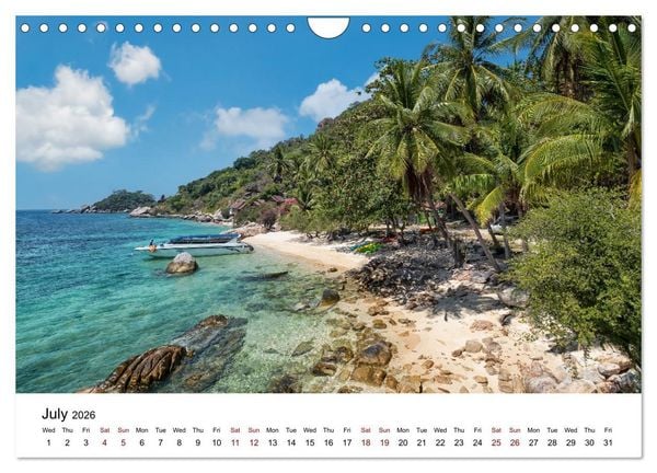 Produktbild: Thailand's Island Paradise (Wall Calendar 2026 DIN A4 landscape), CALVENDO 12 Month Wall Calendar