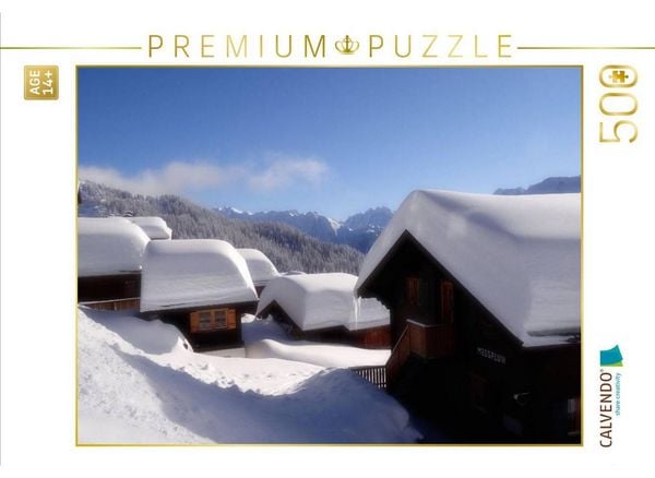 CALVENDO Puzzle Auf der Bettmeralp / Wallis | 500 Teile Lege-Größe 48 × 36 cm Foto-Puzzle für Erwachsene