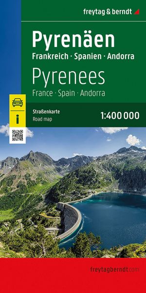 Freytag & berndt Straßenkarte Pyrenäen, Frankreich - Spanien - Andorra 1:400.000, Sonstige von , KOMPASS freytag und berndt, 9783707925098