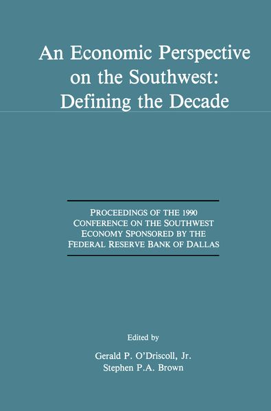 Produktbild: An Economic Perspective on the Southwest: Defining the Decade