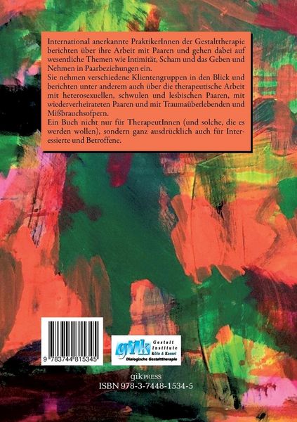 Produktbild: Gestalttherapie mit Paaren