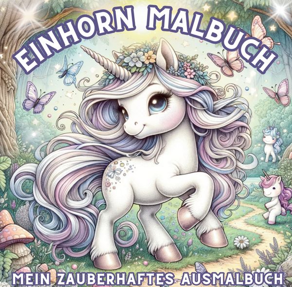 Produktbild: Einhorn Malbuch - Mein zauberhaftes Ausmalbuch ab 4 Jahren