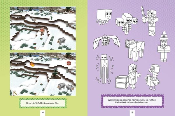 Produktbild: R&auml;tsel-Abenteuer f&uuml;r Minecraft-Fans ab 6 Jahren