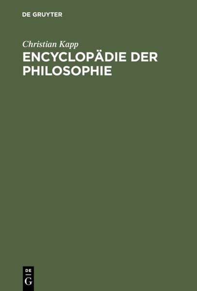 Produktbild: Encyclop&auml;die der Philosophie