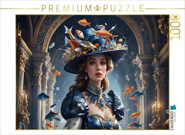 Produktbild: CALVENDO Puzzle Fische 20. Februar - 20. M&auml;rz | 1000 Teile Lege-Gr&ouml;&szlig;e 64x48cm Foto-Puzzle f&uuml;r gl&uuml;ckliche Stunden