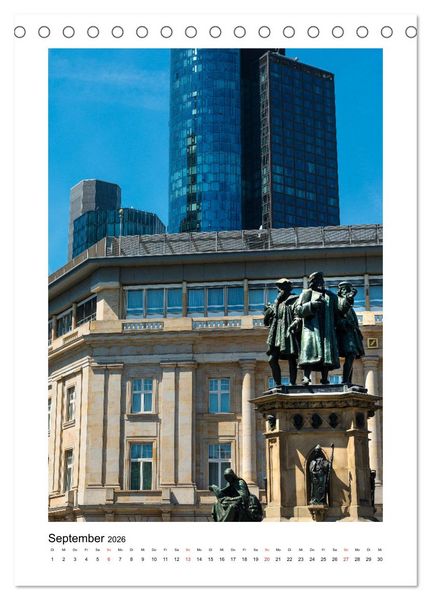 Produktbild: Frankfurt Vertikal Michael Jaster (Tischkalender 2026 DIN A5 hoch), CALVENDO Monatskalender