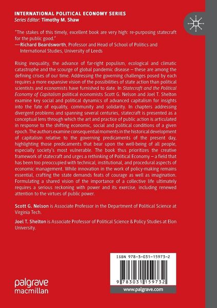 Produktbild: Statecraft and the Political Economy of Capitalism