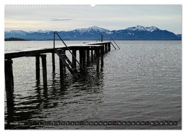 Produktbild: Stille Tage am Chiemsee (Wandkalender 2026 DIN A2 quer), CALVENDO Monatskalender