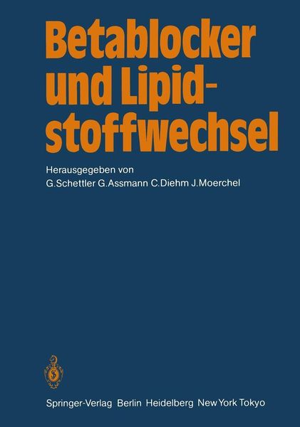 Produktbild: Betablocker und Lipidstoffwechsel