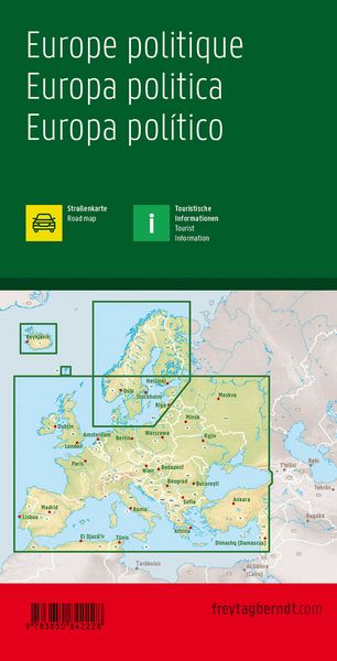 Produktbild: Europa politisch 1 : 3 500 000. Autokarte