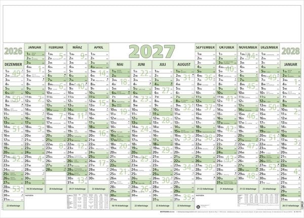 Produktbild: Plakatkalender 14 Mon Blauer Engel 1 Stk. gerollt 2027