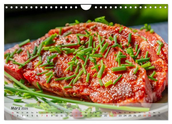 Produktbild: BBQ - Smoker F&uuml;r Fleisch und Gem&uuml;se (Wandkalender 2026 DIN A4 quer), CALVENDO Monatskalender