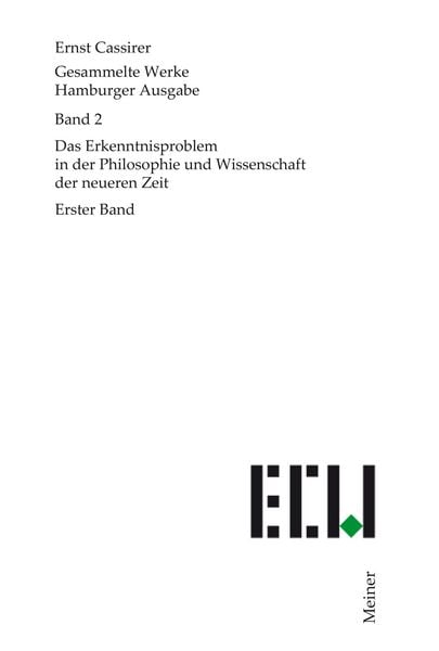 Produktbild: Das Erkenntnisproblem in der Philosophie und Wissenschaft der neueren Zeit. Erster Band