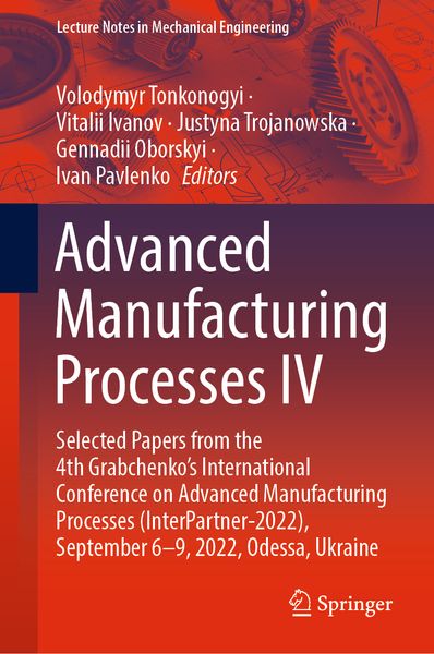 Produktbild: Advanced Manufacturing Processes IV