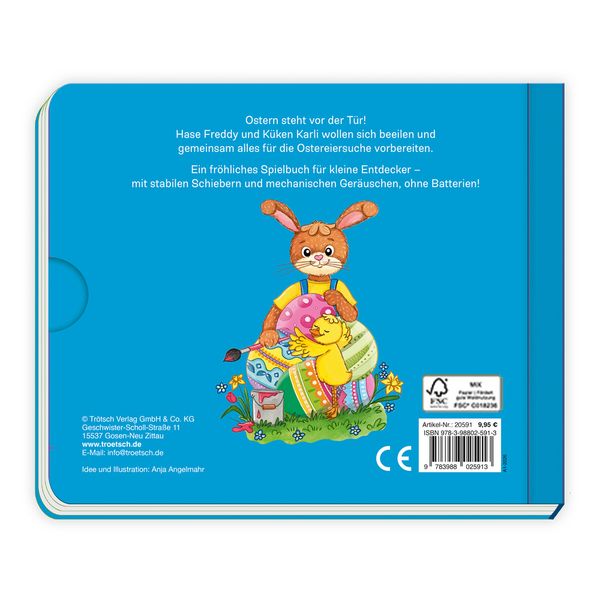 Produktbild: TR&Ouml;TSCH - 1 2 3 bunt wird das Osterei Spielbuch mit Knack-Sounds