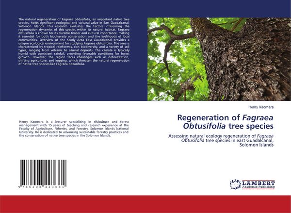 Produktbild: Regeneration of Fagraea Obtusifolia tree species